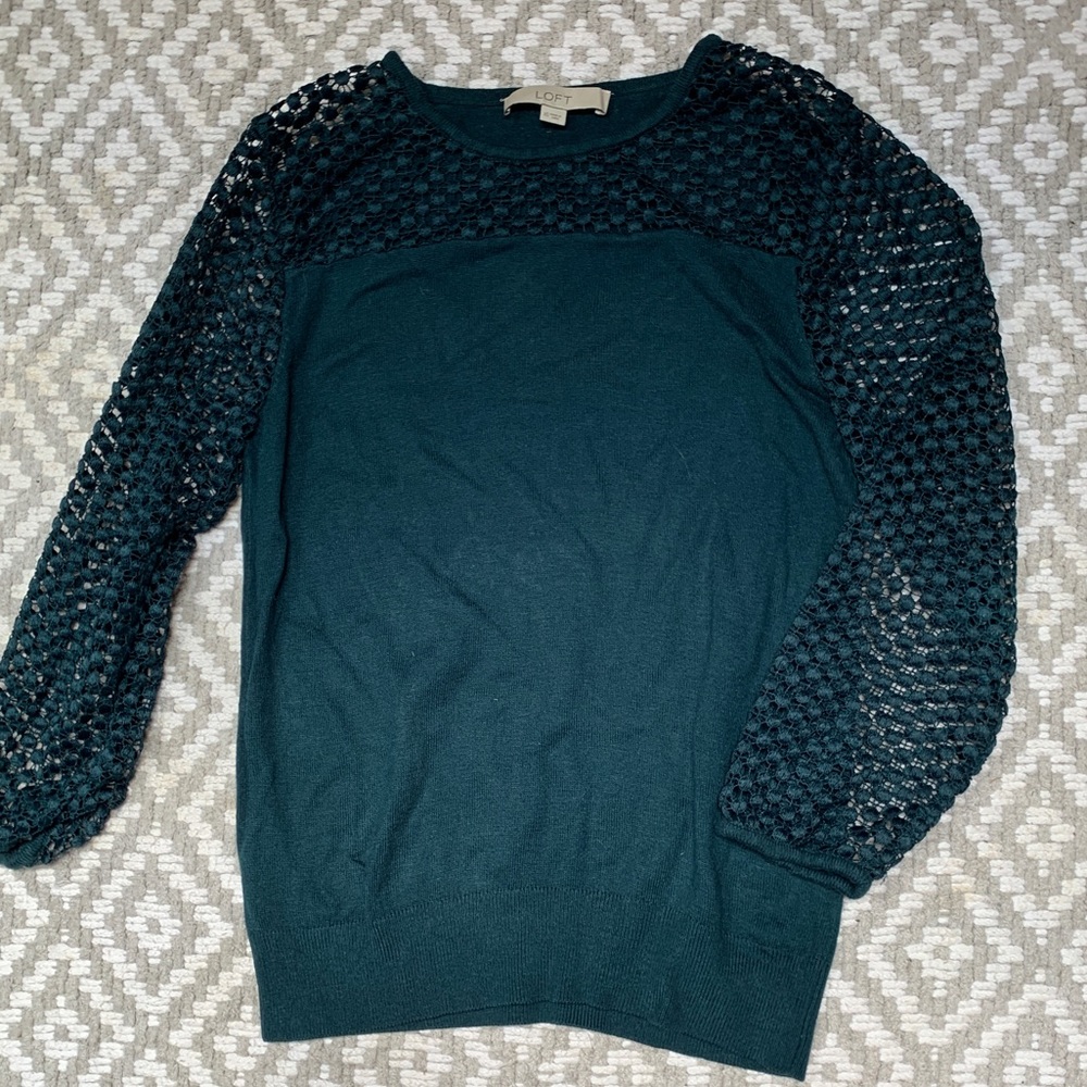 SOLD Lace sweater blouse